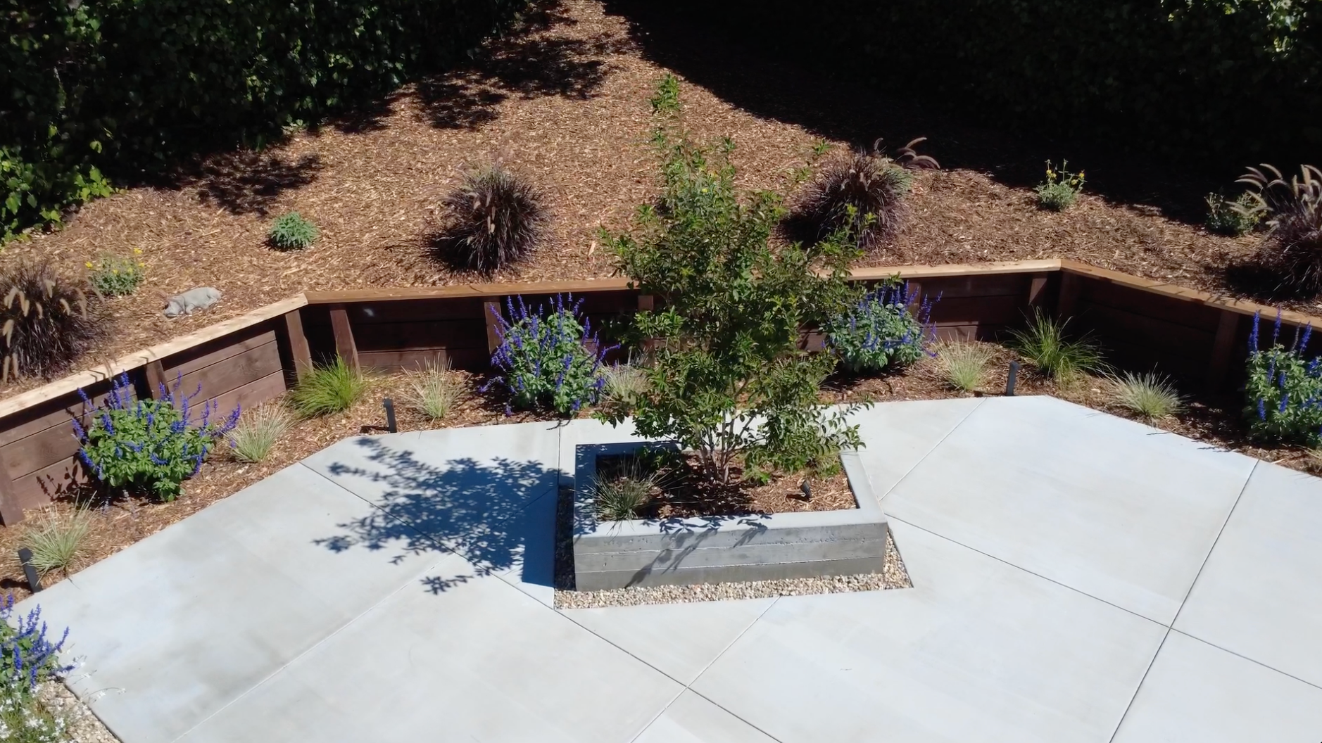 Project Larkspur retaining walls and concrete